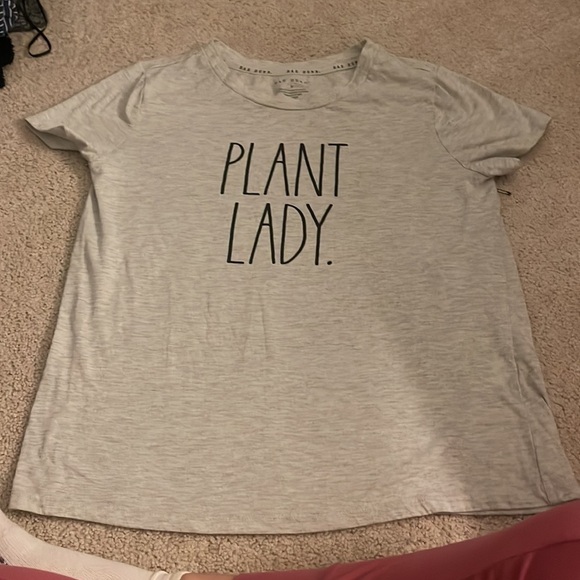 Rae Dunn Plant Lady Short Sleeve Tee Size Medium - Picture 2 of 4